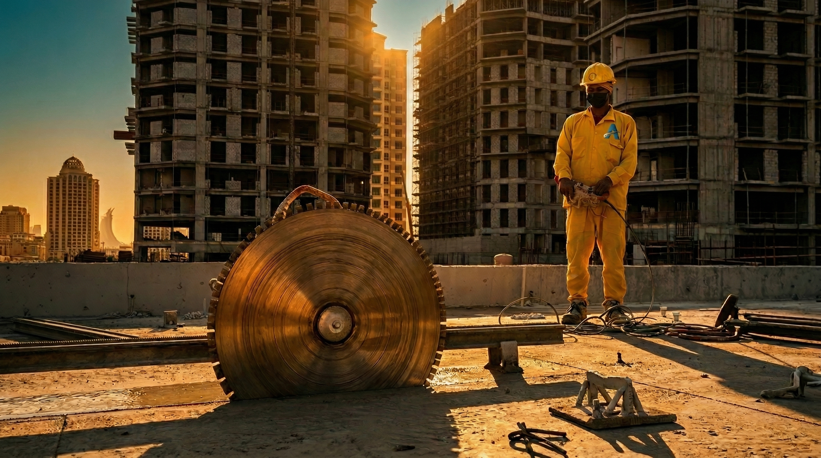 Floor and road sawing